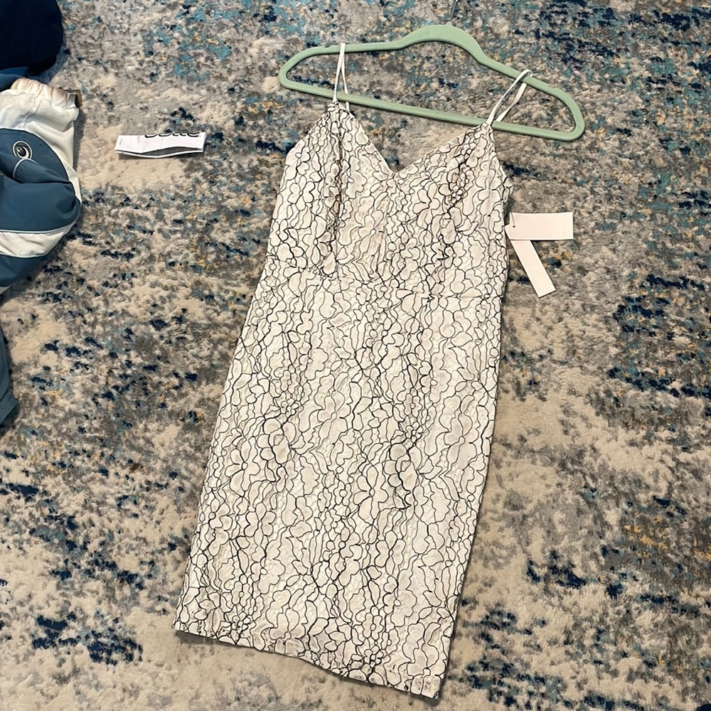 Design lab white lace dress